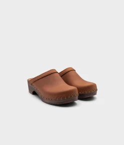 Athens studded clog mule