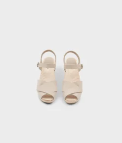 Aurora crossed clog sandal