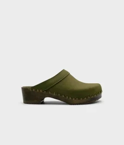 Bergen studded clog mule