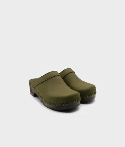 Bergen studded clog mule