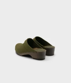 Bergen studded clog mule