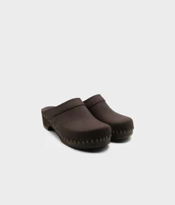 Bergen studded clog mule