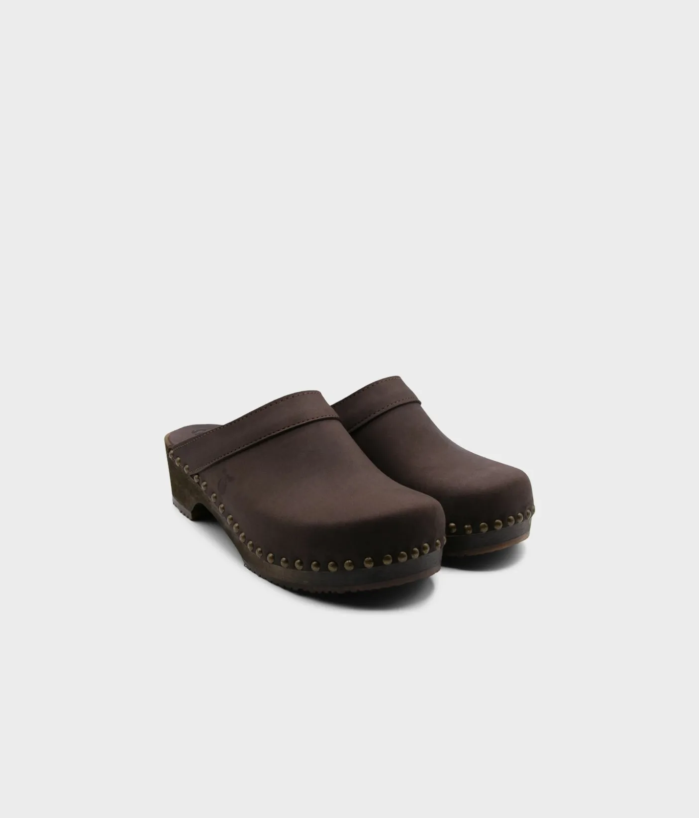 Bergen studded clog mule