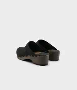 Bergen studded clog mule