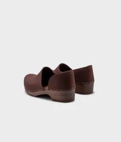 Brett low closed-back clogs
