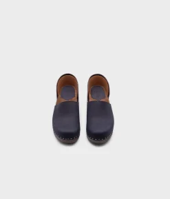 Brett low closed-back clogs