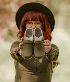 Brussels braided clog mule