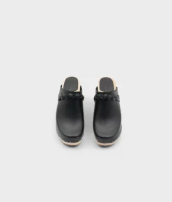 Cannes braided clog mule