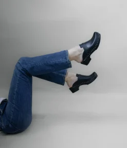 Florence studded clog mule