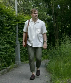 Halmstad buckled clog mules