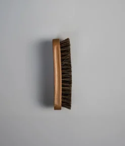Horsehair shoe brush