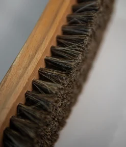 Horsehair shoe brush