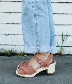 Monroe crossed clog sandal