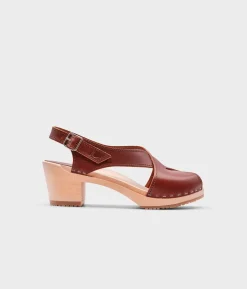 Morocco crossed clog sandal