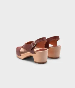 Morocco crossed clog sandal