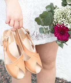 Morocco crossed clog sandal