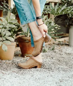 Rome studded clog mule