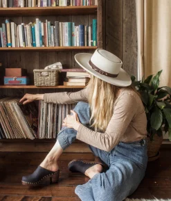 Rome studded clog mule