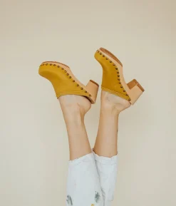 Rome studded clog mule