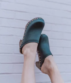 Rome studded clog mule