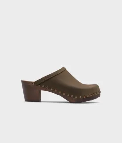 Rome studded clog mule