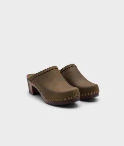 Rome studded clog mule