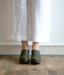 Rome studded clog mule