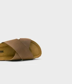 Soria criss-cross cork sandal