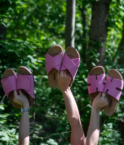 Soria criss-cross cork sandal
