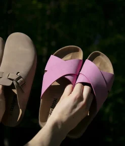 Soria criss-cross cork sandal