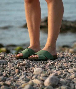 Soria criss-cross cork sandal