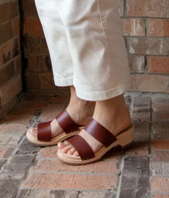 Stockholm low slip-in clog sandal