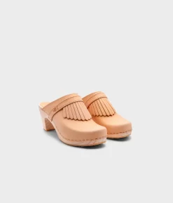 Venice fringed clog mule