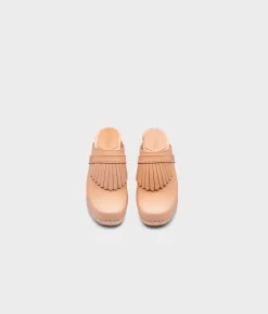 Venice fringed clog mule
