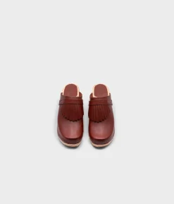 Venice fringed clog mule