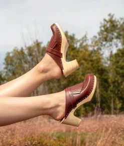 Venice fringed clog mule