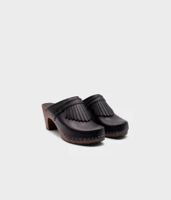 Venice fringed clog mule