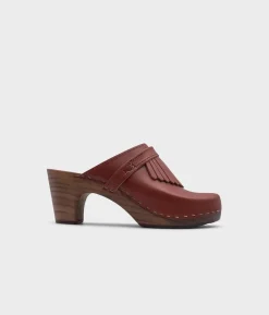 Venice fringed clog mule