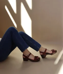 Vienna low open-toe clog sandal