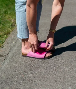 Vigo velcro cork sandal